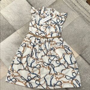 Janie and Jack Nautical Chain Print Dress
